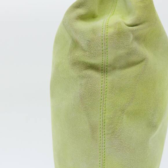 CELINE Hand Bag Suede Green - Picture 5 of 13